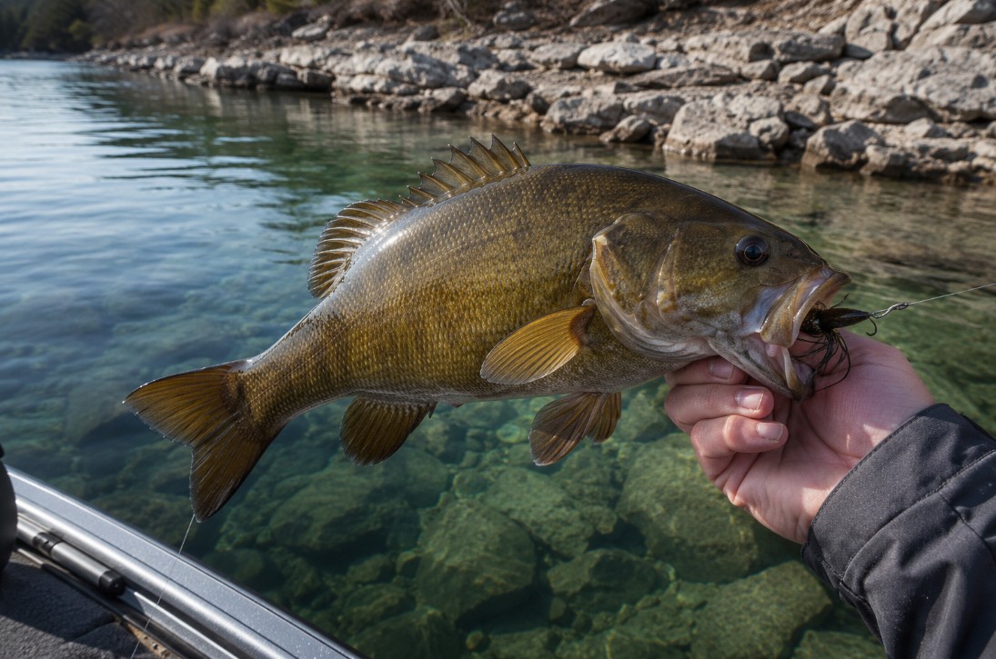 Smallmouth bass from a rocky Bay of Quinte shoal